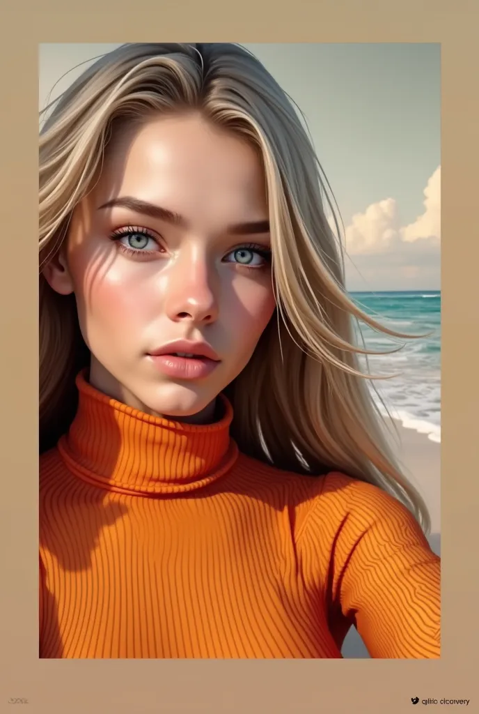 You can create a super realistic sexy blonde girl in a bikini 