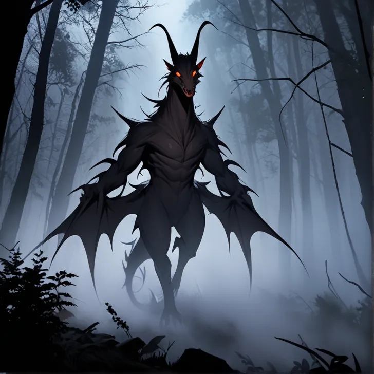 masterpiece, hd, high resolution, high quality, best quality, super detailed. Solo character alone, multiple views. Cryptid creature mystery art.
{{(Jersey_Devil.))}}