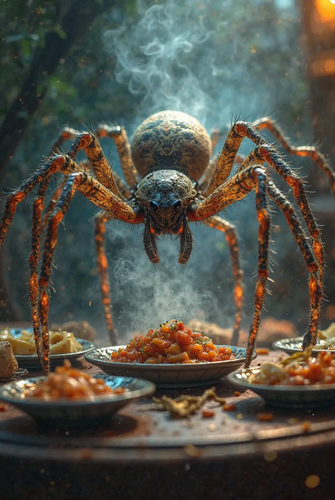 Spider adaö on sahur table (justifier)