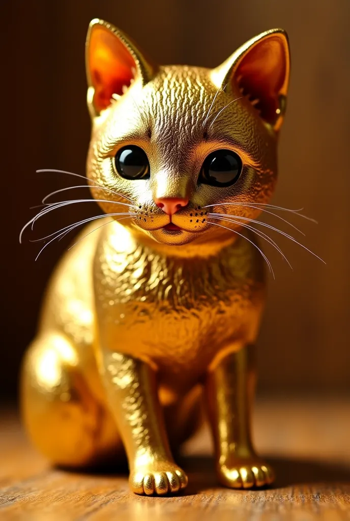 Gold cat