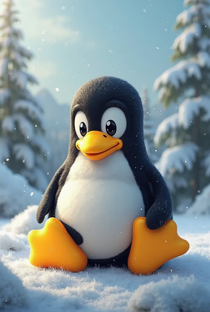 Tux the penguin wallpaper