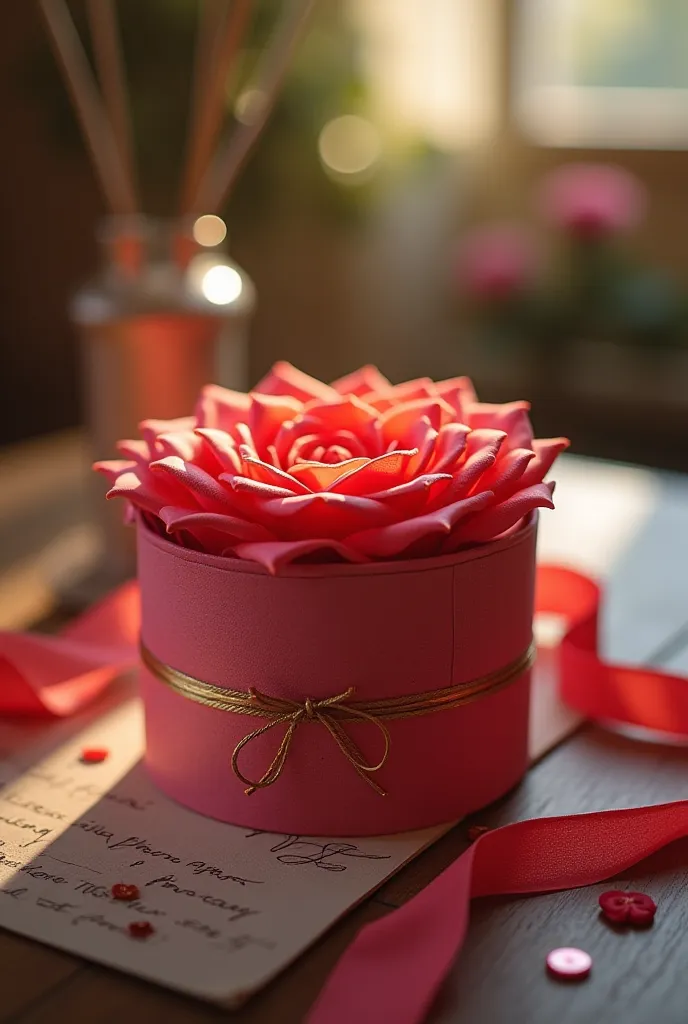 Send、rose gift box to send to someone special