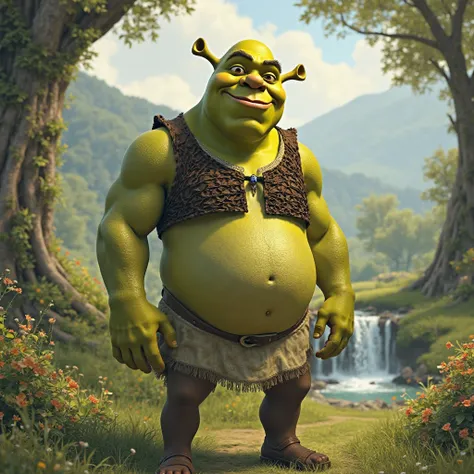 Create pregnant Shrek for me