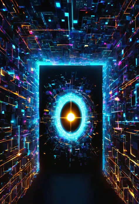 0__11Xx _Transmit and receive all sets of, A Glowing Portal, drawn by illu and the entrance, glowing network, I send, you send, we are received all, noisy Written with an illumination pen,