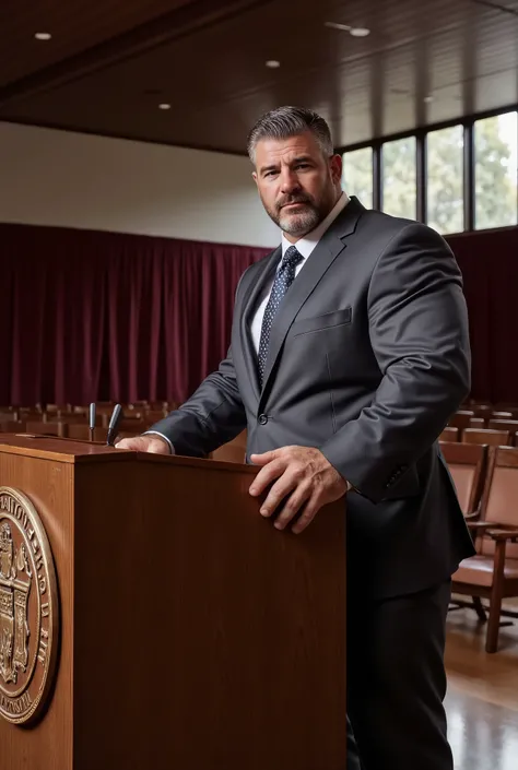 Masterpiece, Accurate, Award Winning, Best Quality, Extremely Detailed, 8K, HD, Super-Resolution, Dynamic Depth of Field, Photorealistic, Full Coloured, Realistic Skin and Hair Texture, ((a 35-year-old, stern-looking Hispanic school principal with tanned s...