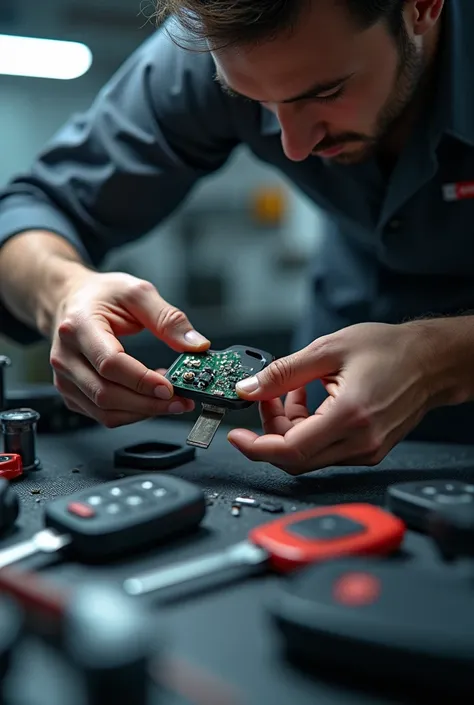 Auto remote key repair