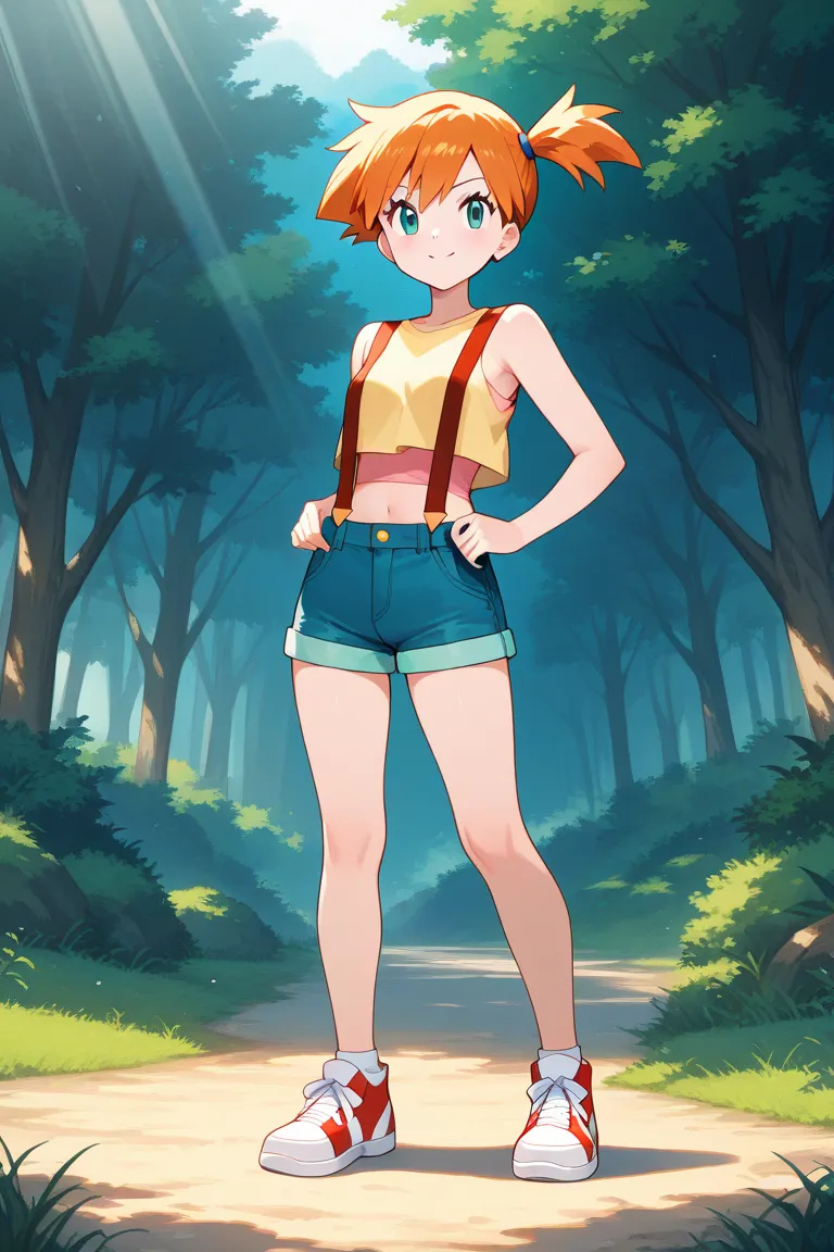 Misty from the anime pokemon legs 