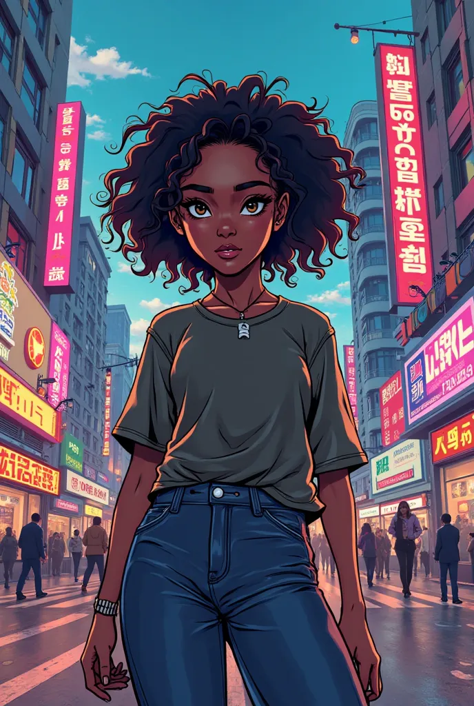 Webtoon Korean black girl