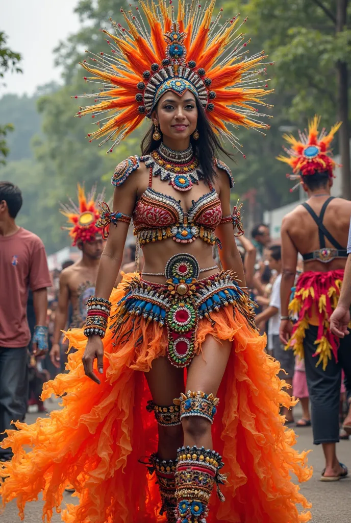 Philippines unique festival costume