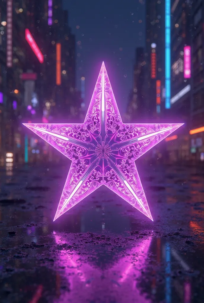 purple cybercore y2k aesthetic star symbol with a transparent background