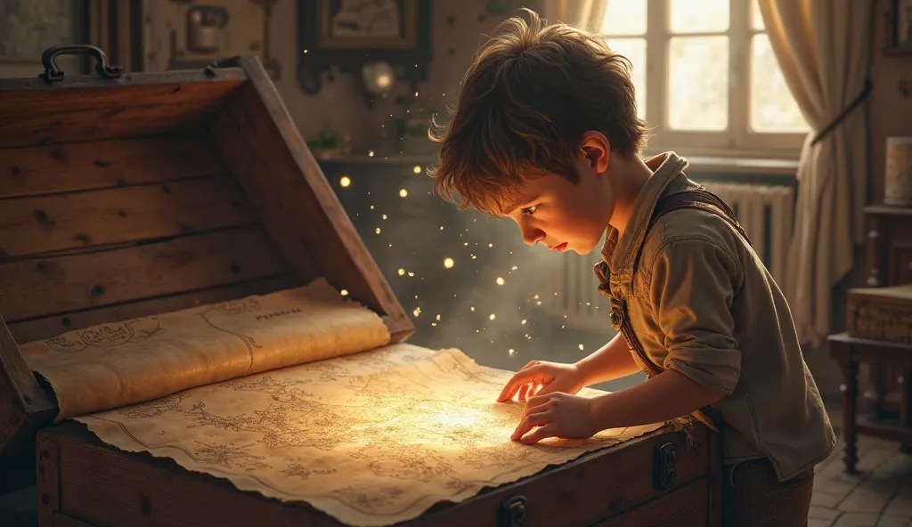 One day, Aryan’s grandson found an old dusty map in a wooden chest, just like before. The cycle of adventure was ready to begin again...