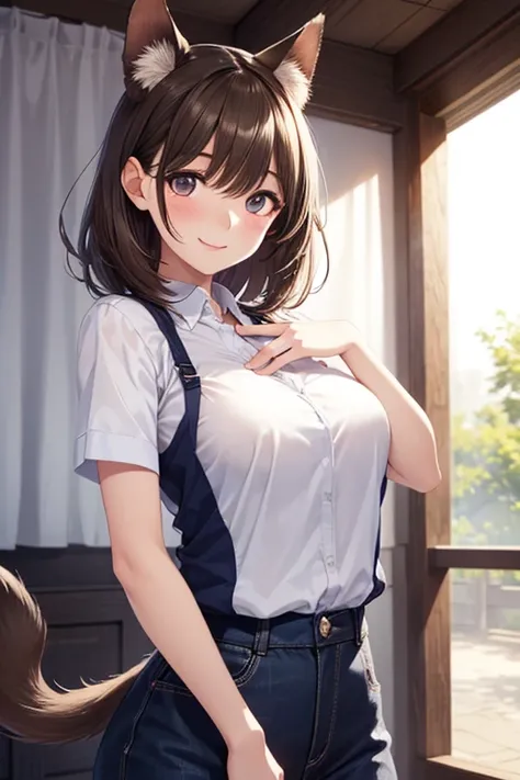 anegasaki nene, shiny brown hair, beautiful brown eyes, smiling face, sparkling pupils, (fine grain), highly detailed eyes, highly detailed face, highly detailed eyes,, (masterpiece:1.2, best quality), ((only1 girl)), cowboy shot,


nsfw,
 the girl keeps s...