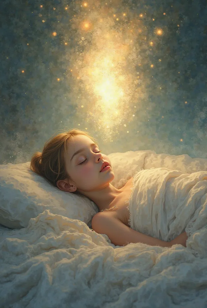 A sleeping granddaughter dreamed of seeing the soul of her grandfather, came to bless in a dream