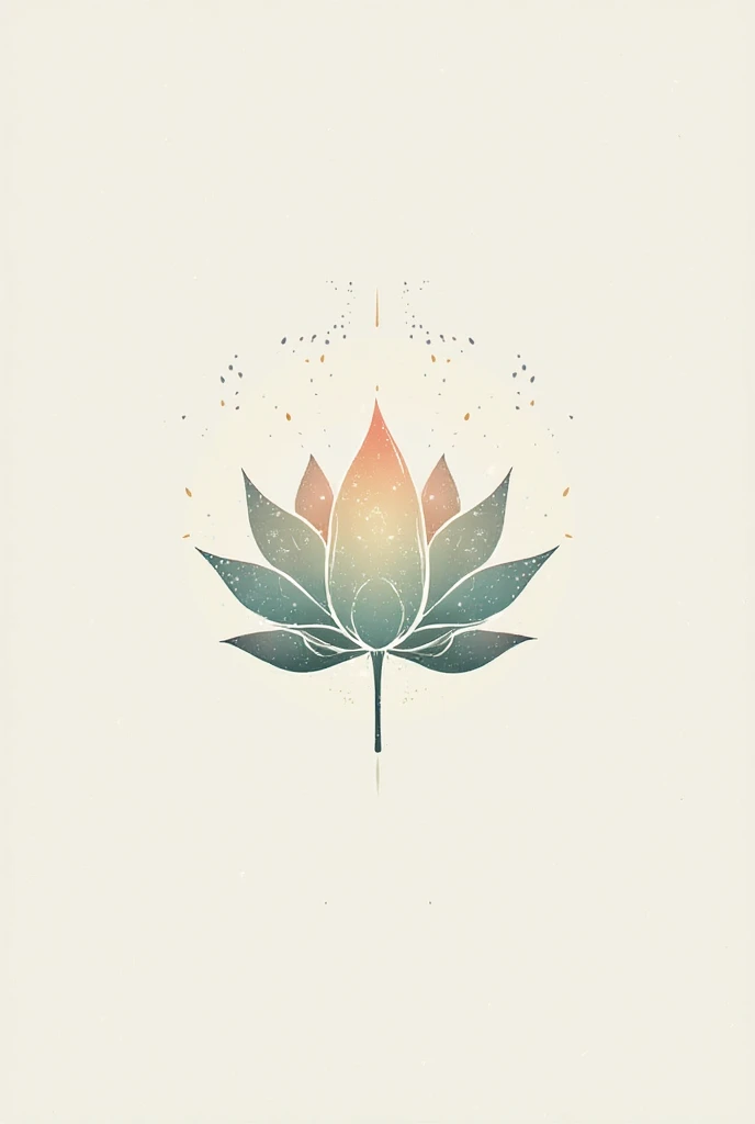 A logo with a lotus flower image for a company 