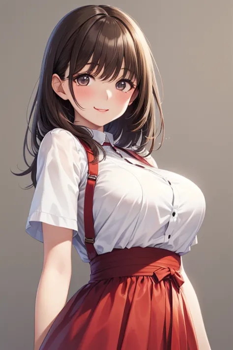 anegasaki nene, shiny brown hair, beautiful brown eyes, smiling face, sparkling pupils, (fine grain), highly detailed eyes, highly detailed face, highly detailed eyes,, (masterpiece:1.2, best quality), ((only1 girl)), cowboy shot,





(Best Quality:1.2), ...