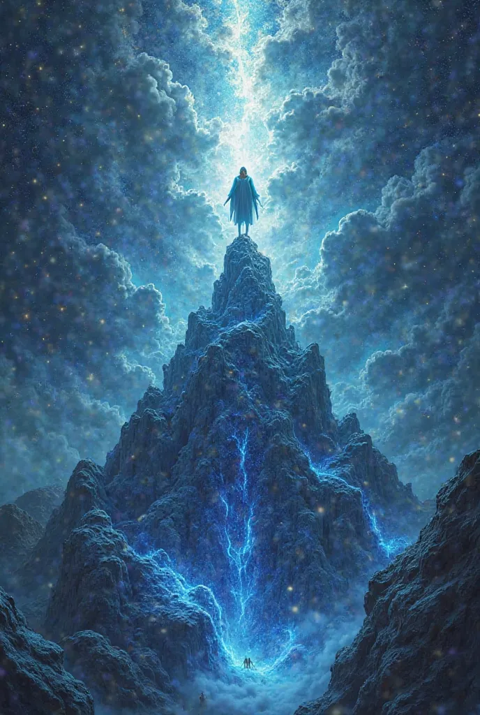  And above the firmament,  that it was above their heads ,  there was something similar to a throne that looked like a sapphire stone ;  and on this kind of throne there was a figure similar to that of a man , at the top, about him