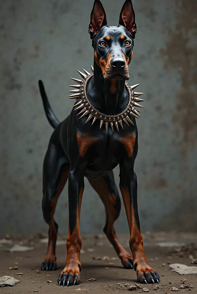 Dobermann furious spiked necklace
