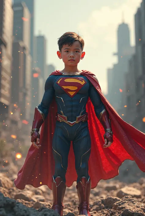 Boy turns into a superhero 