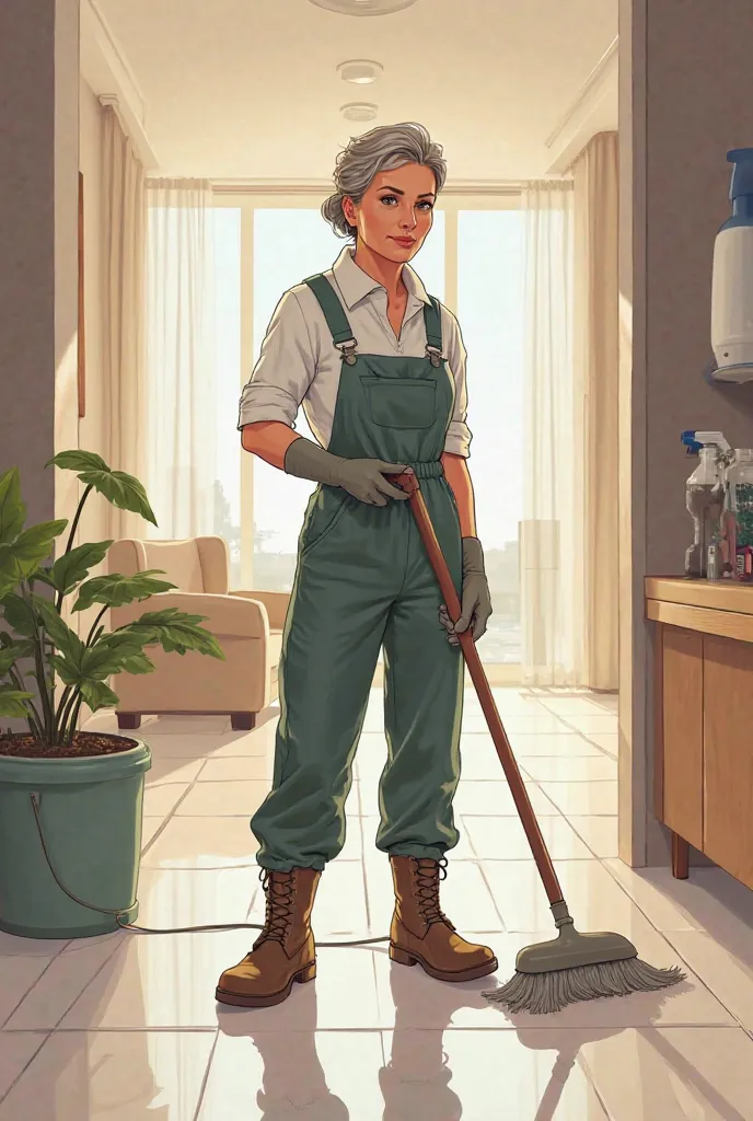 Woman cleaner 