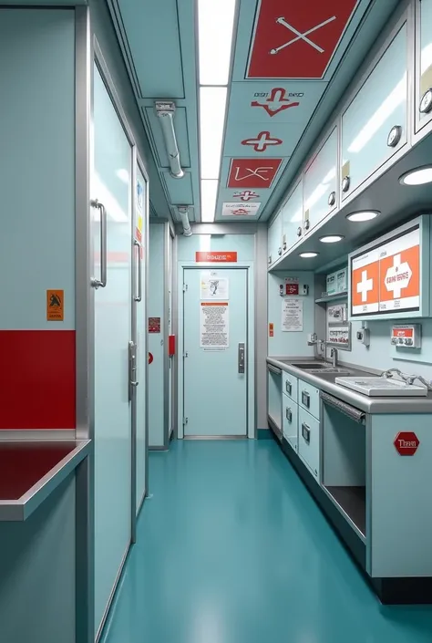 Creative Sign system for Ambulance room