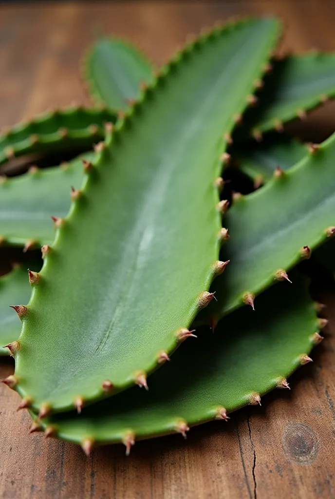 Make some nopales lying on the floor 