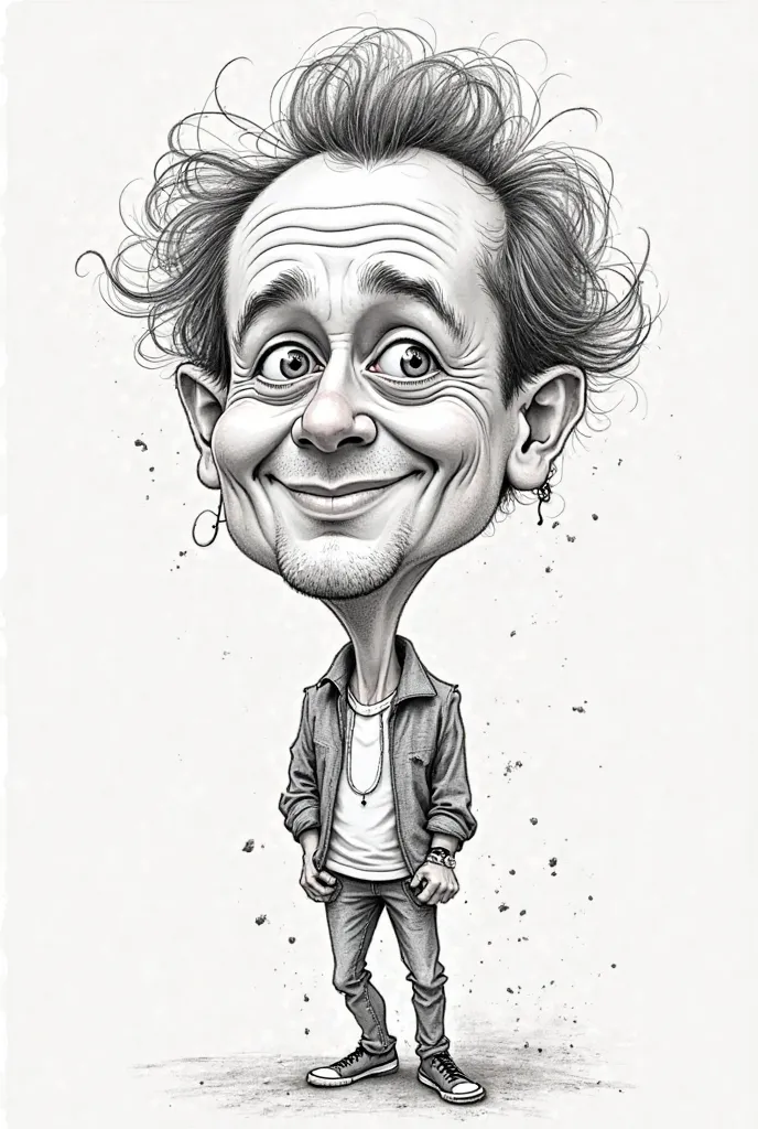 Caricature as hand drawn