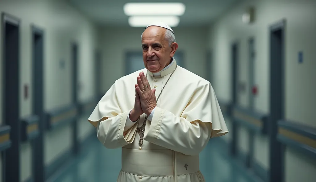 Pope Francis in the hospital