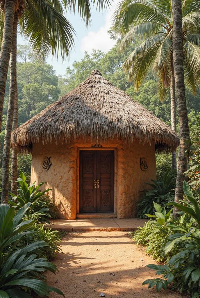 sri lanka wall mud roof design coconut tree ayurveda spa