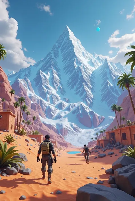 Fortnite: Paradise Palms (Desert Biome) VS Polar Peak (Ice Biome)