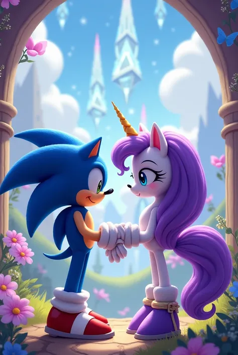 Sonic y Rarity
