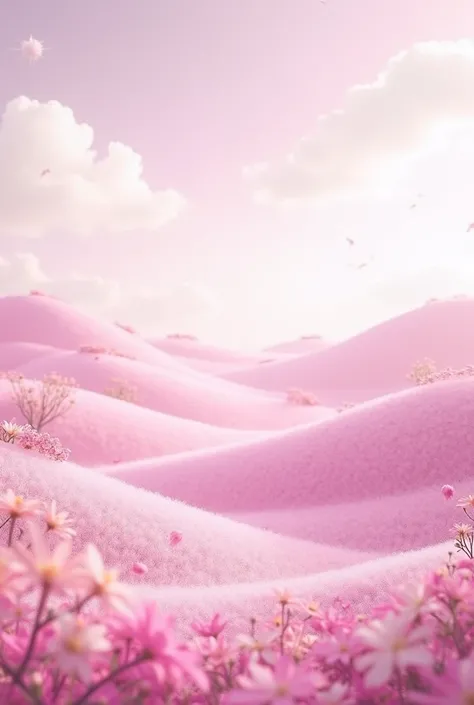 You can create the image of a pink landscape?