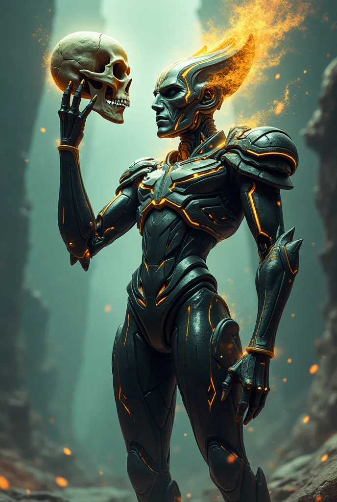 All right, now do one of the protoss that is linked to the human skull and is loof style.