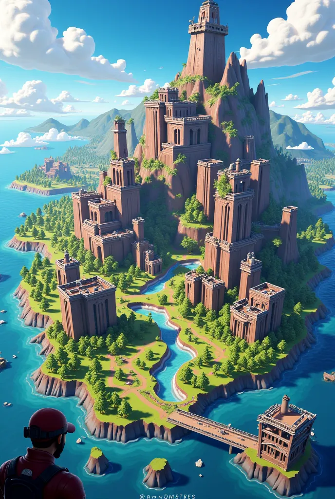 Make me a Fortnite map for Battle Royal