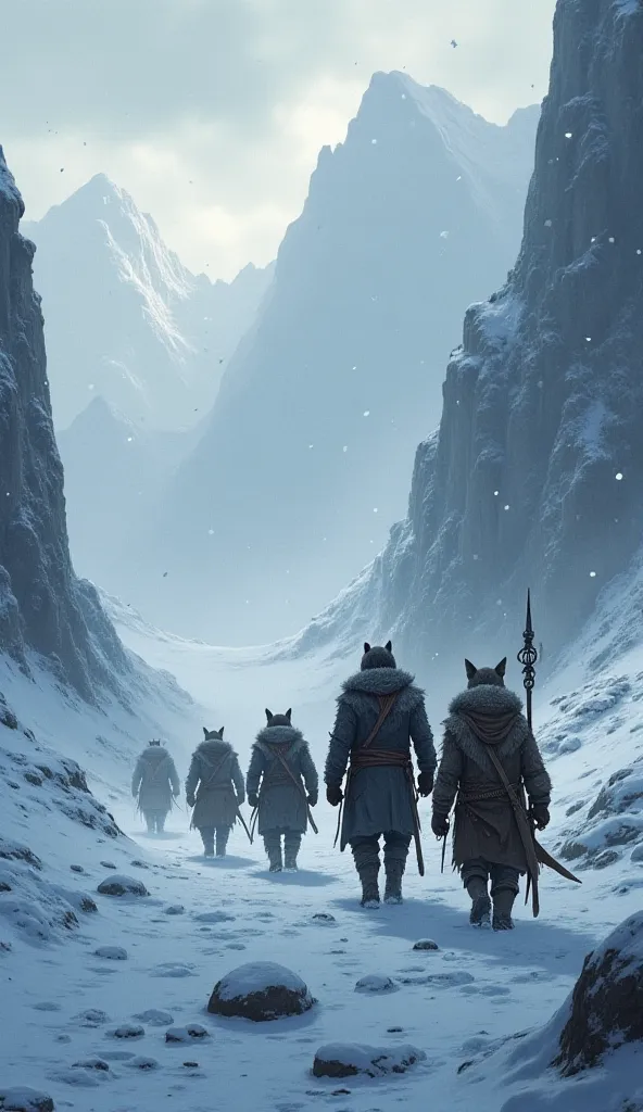 A catastrophic climate shift has left the world in eternal winter. A group of feline survivors, led by an exiled prince and a rogue warrior, must traverse the frozen wasteland in search of the mythical Fire Core—a relic said to restore warmth to their dyin...