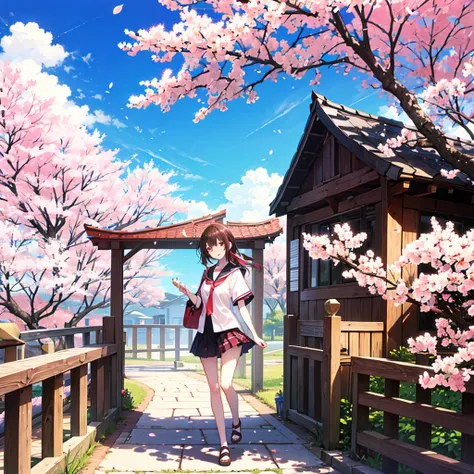 spring, sunny day, sakura ultra high quality