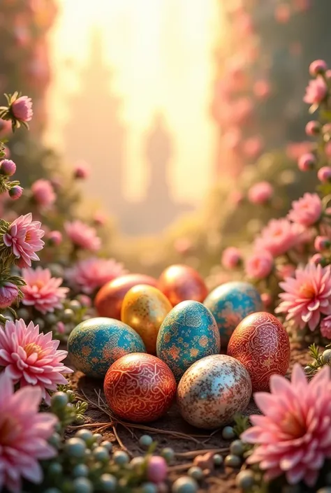 Make images to use at Easter, with eggs tablets