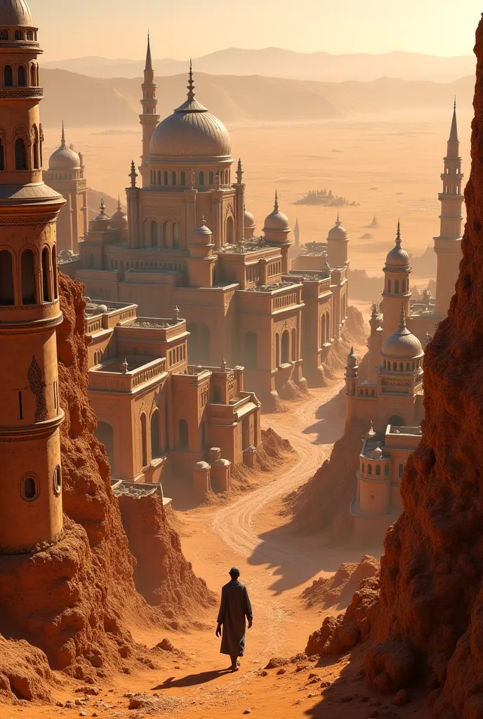 The Sevar desert is the city of Djinn in Algeria 
