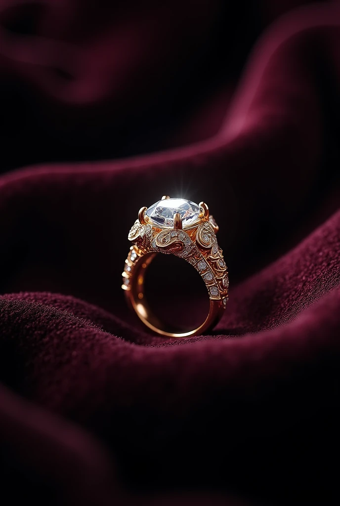 Bague, luxueuse, capricorn