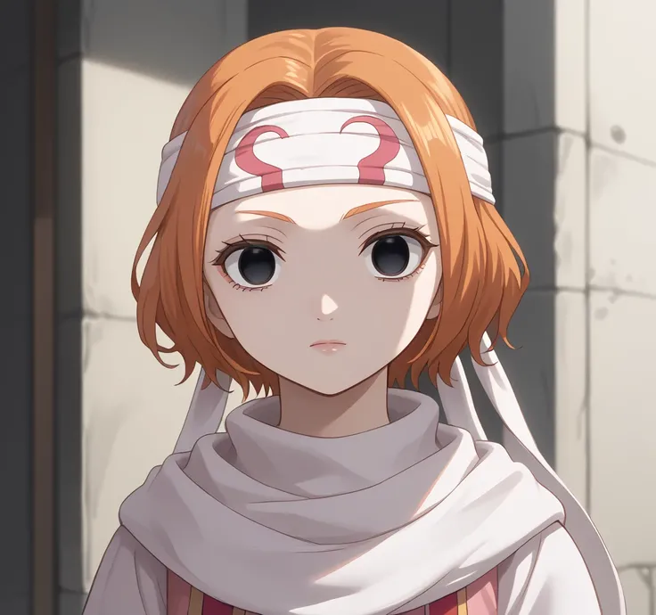 (((((emotionless)))))  ((((empty eyes)))) super detail, high details, high quality, best quality, highres, 1080P, 8k, 16k very accurate clothing sharp gaze score_9, score_8_up, score_7_up, ((headband on forehead)) detailed clothing beautiful girl ,  (((pin...