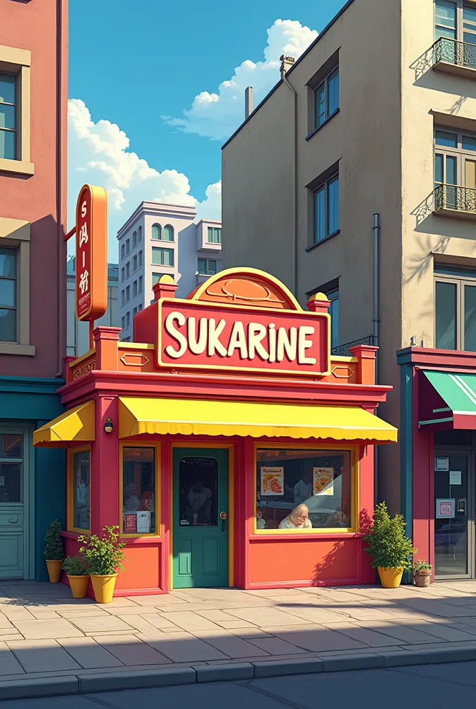 I want a photo of a snack bar called Sukarine