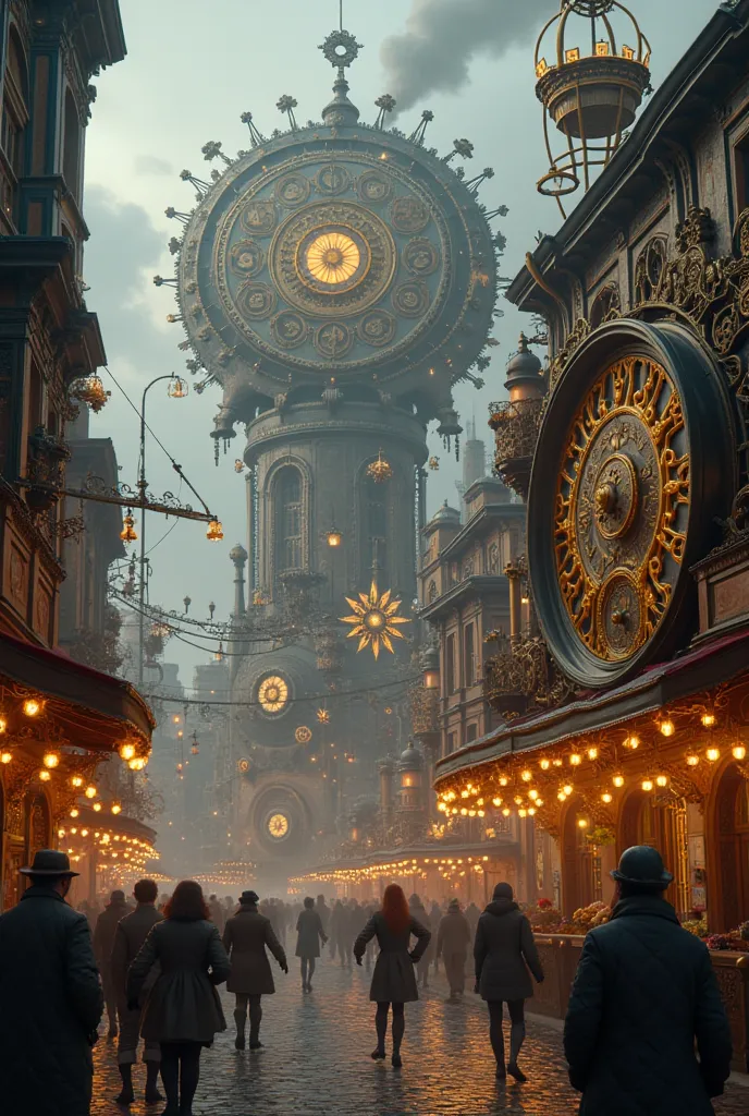 "The Clockwork Fair" – A traveling fair made entirely of enchanted clockwork creatures and machines arrives in a town where time seems to stop.