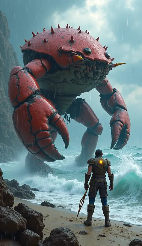 ### **A Titanic Standoff: Crab Warrior vs. Aqua-Man Warrior**  

A battle of **the deep’s greatest titans**, as the **Crab Warrior** and the **Aqua-Man Warrior** stand face to face, the ocean raging around them, waiting for the first strike.  

The **Crab ...