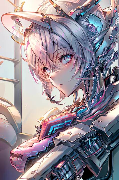 ,reference sheet, infographic, blueprint (((masutepiece))), (((Best Quality))), ((Ultra-detailed)), (High Definition CG Illustration), ((extremely delicate and beautiful)),(Cute delicate face),    ((xenoblade chronicles 2						))(official ar)(,((  ,mechani...