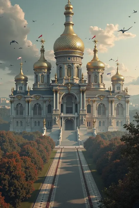 Russian Palace in the world war victory 