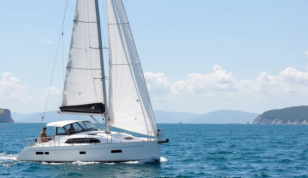 Realistic Photos Definitive Guide to Monohull Sailboats: How to Choose, Equip and Sail Safely!