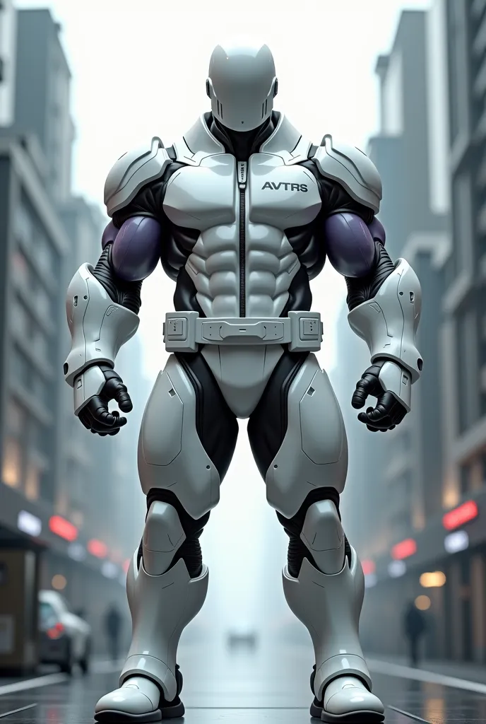 you can generate an image inspired by the superhero Thanos using an engineer's outfit (wearing a white helmet without decorations)?