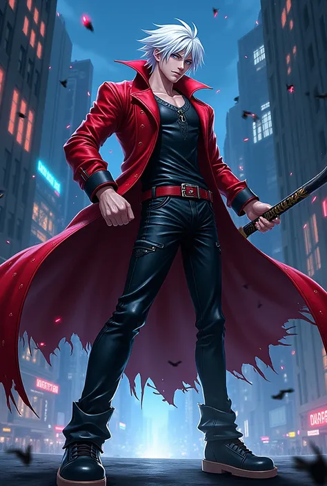 Desenhe o Dante de Devil May cry anime