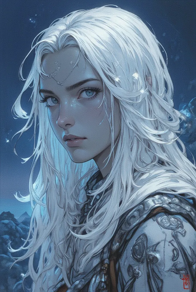  Elion, The Arrow of Dawn (Elvish Archer of the ren of Thunder)
Race: elf Appearance: thin, silver skin, blue eyes like frozen lakes.
Outfit: white tunic with silver details, hoodie embroidered with lunar runes.
arm: crystal longbow that shines under the m...