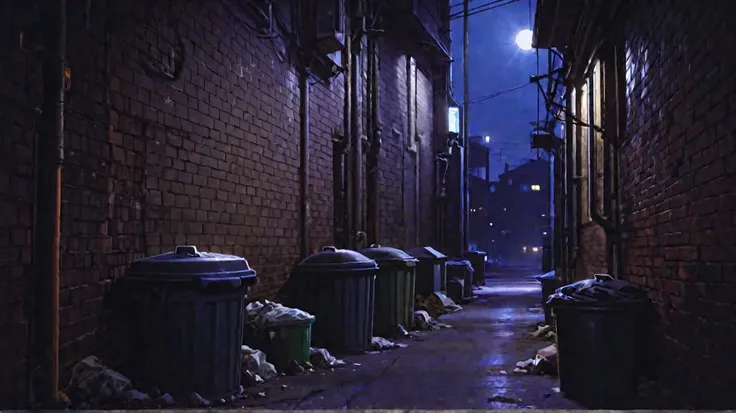 (alley Background), night, ((only_background)), ((remove_human))