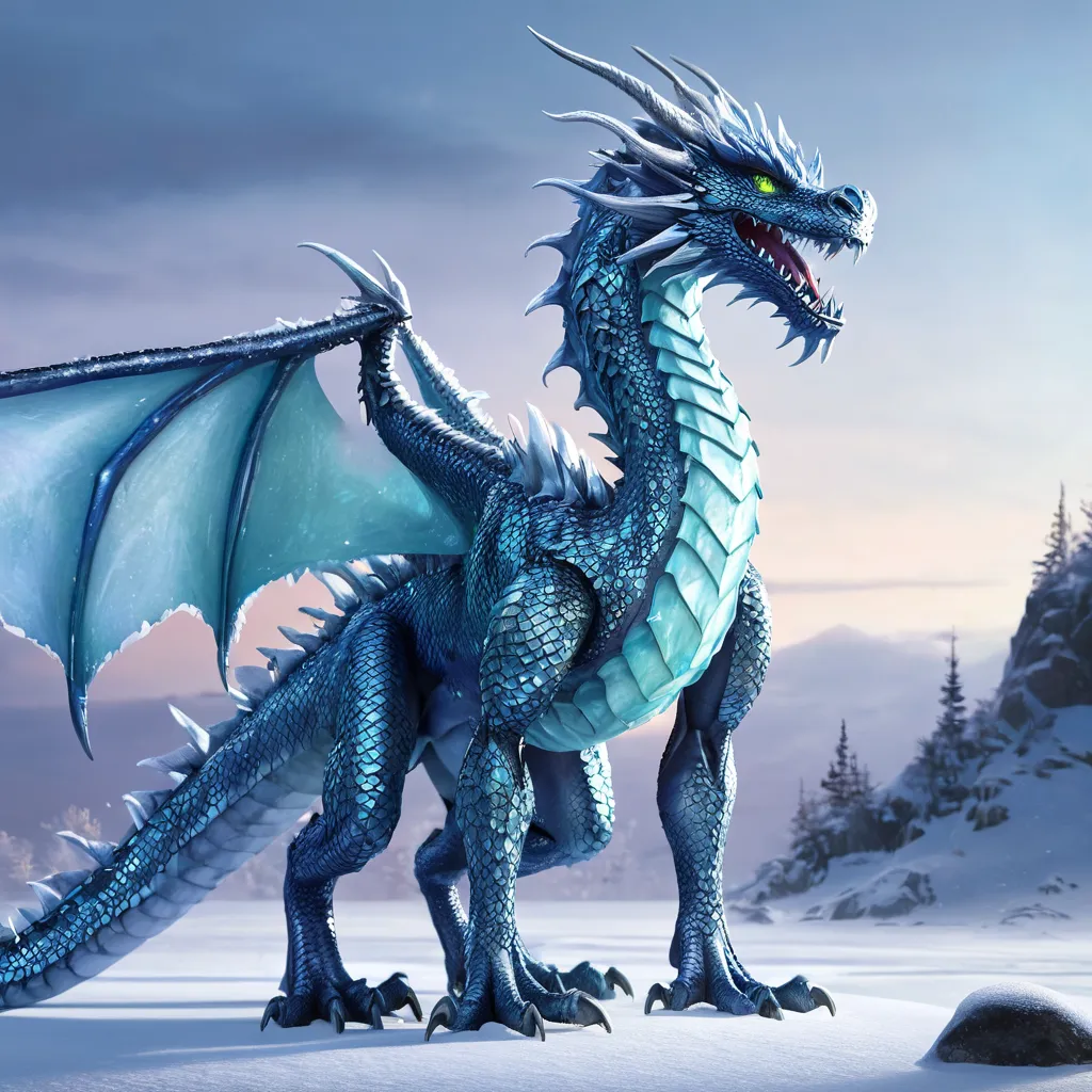 Mechanical Puppet The Icy Northern Dragon of the King of the Dead